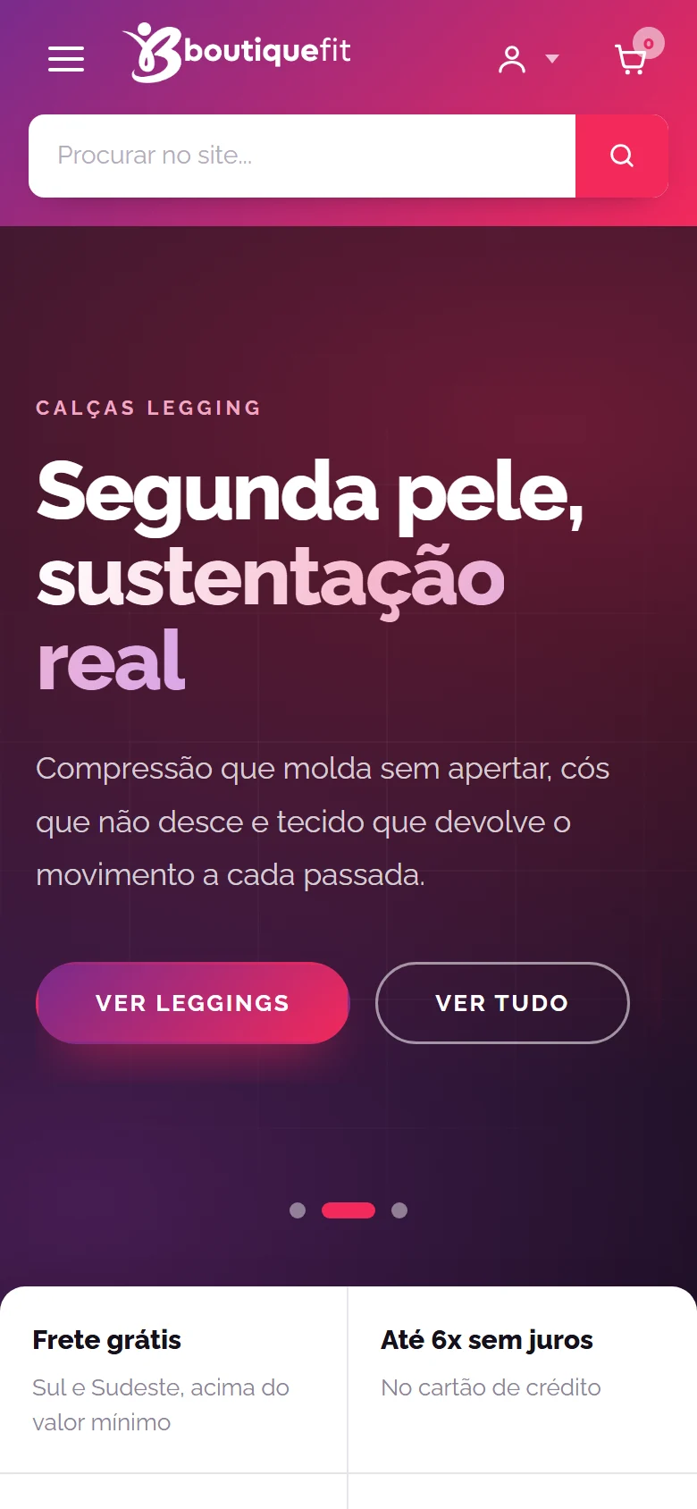 Home no celular